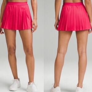 NWT Lululemon High-Rise Pleated Tennis Skirt In
Cherry Mist